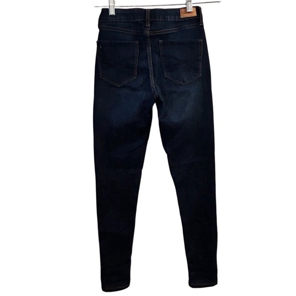 Aeropostale Women's High Waisted Jeggings Dark Blue Denim Size 0 - Picture 3 of 9